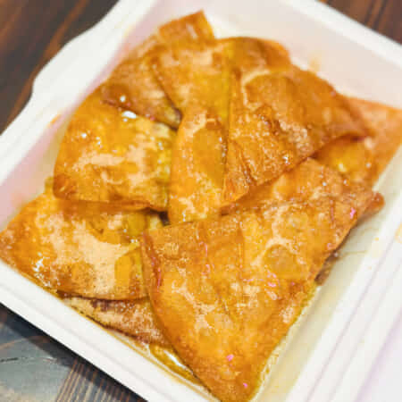 フライドシナモントルティーヤ Fried Cinnamon Tortillas｜沖縄でタコスのテイクアウト・デリバリーならTACO PETES OKINAWA